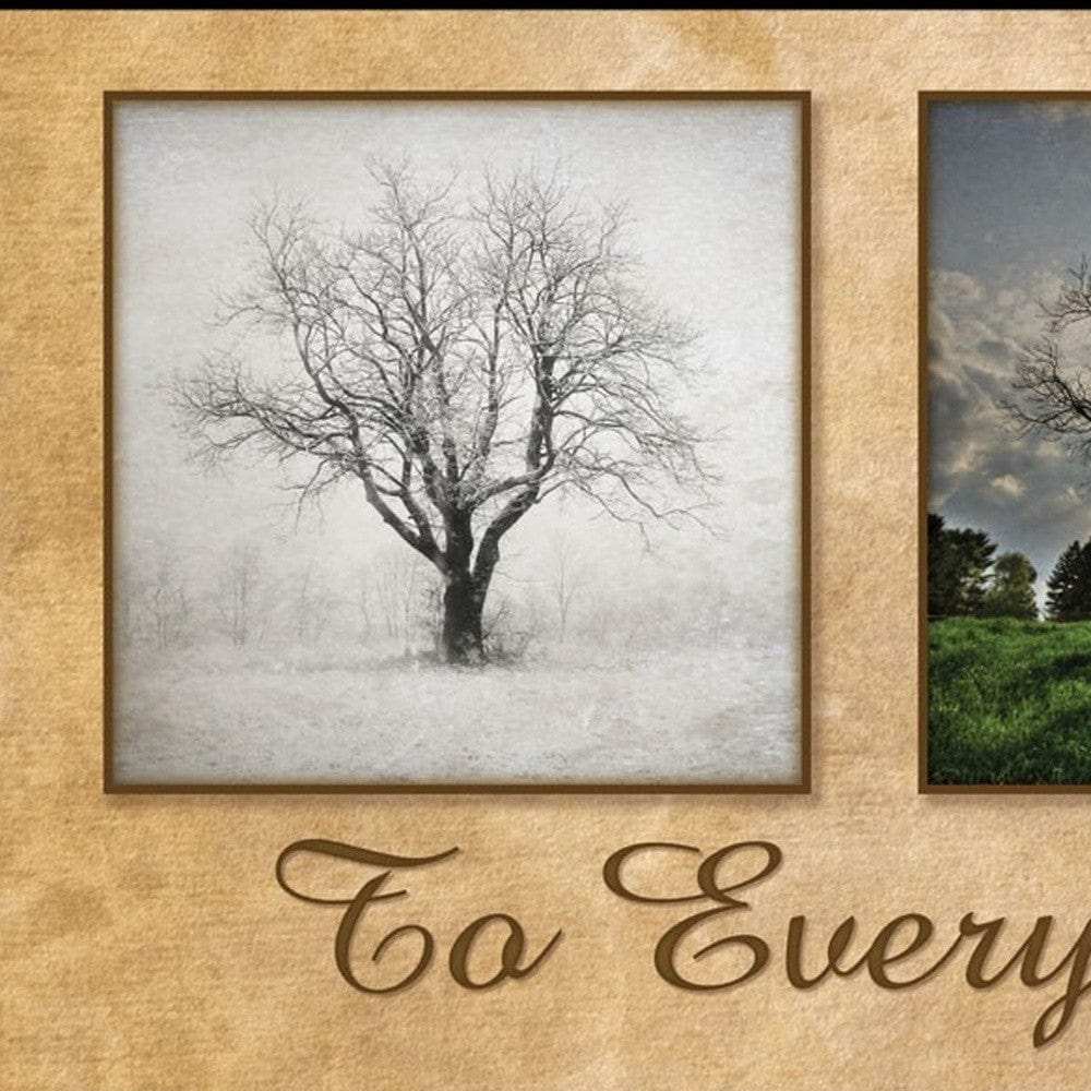 There is a Season Big Trees Black Framed Print Wall Art - Homeroots - Flyclothing LLC