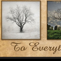 There is a Season Big Trees Black Framed Print Wall Art - Homeroots