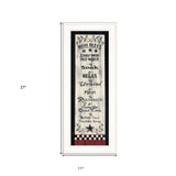 Bath Rules 4 White Framed Print Bathroom Wall Art - Homeroots - Flyclothing LLC