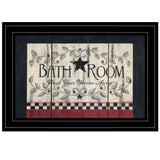 Bathroom 3 Black Framed Print Bathroom Wall Art - Homeroots