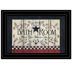 Bathroom 3 Black Framed Print Bathroom Wall Art - Homeroots