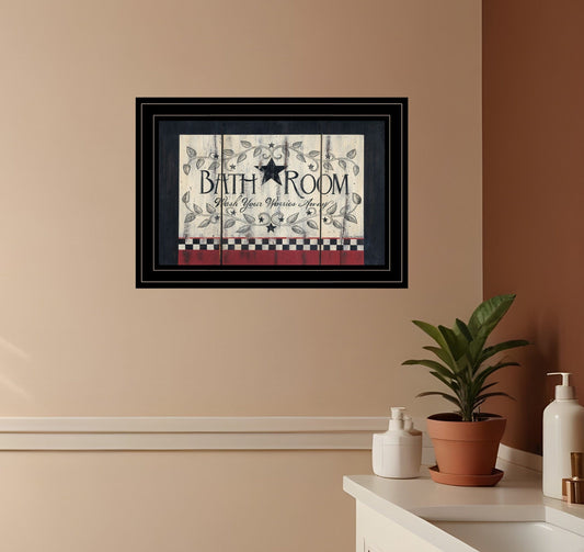 Bathroom 3 Black Framed Print Bathroom Wall Art - Homeroots