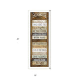 Farmhouse Rules 2 White Framed Print Wall Art - Homeroots - Flyclothing LLC