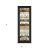 Farmhouse Rules 3 Black Framed Print Wall Art - Homeroots - Flyclothing LLC