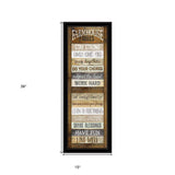 Farmhouse Rules 4 Black Framed Print Wall Art - Homeroots - Flyclothing LLC