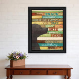 Ill Be Watching You 6 Black Framed Print Wall Art - Homeroots - Flyclothing LLC