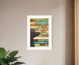 Ill Be Watching You 1 White Framed Print Wall Art - Homeroots - Flyclothing LLC