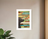 Ill Be Watching You 1 White Framed Print Wall Art - Homeroots