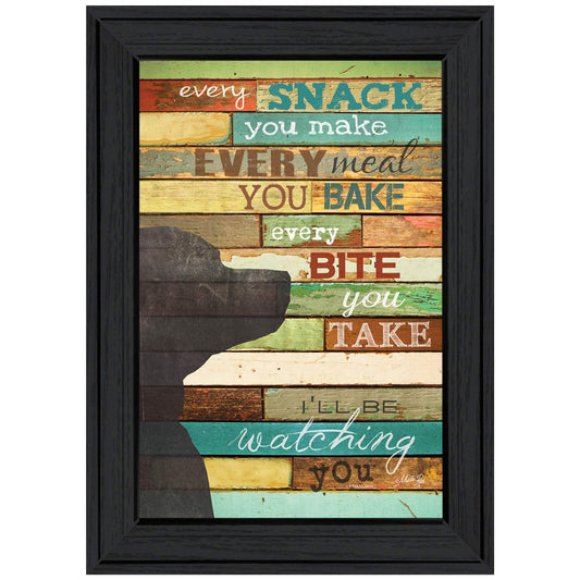 Ill Be Watching You 2 Black Framed Print Wall Art - Homeroots