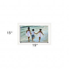 Family and Friends 2 White Framed Print Wall Art - Homeroots