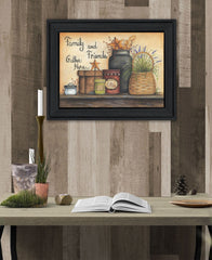 Family and Friends 3 Black Framed Print Wall Art - Homeroots
