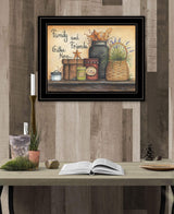 Family and Friends 4 Black Framed Print Wall Art - Homeroots - Flyclothing LLC