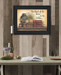 Heart of the Home 7 Black Framed Print Kitchen Wall Art - Homeroots