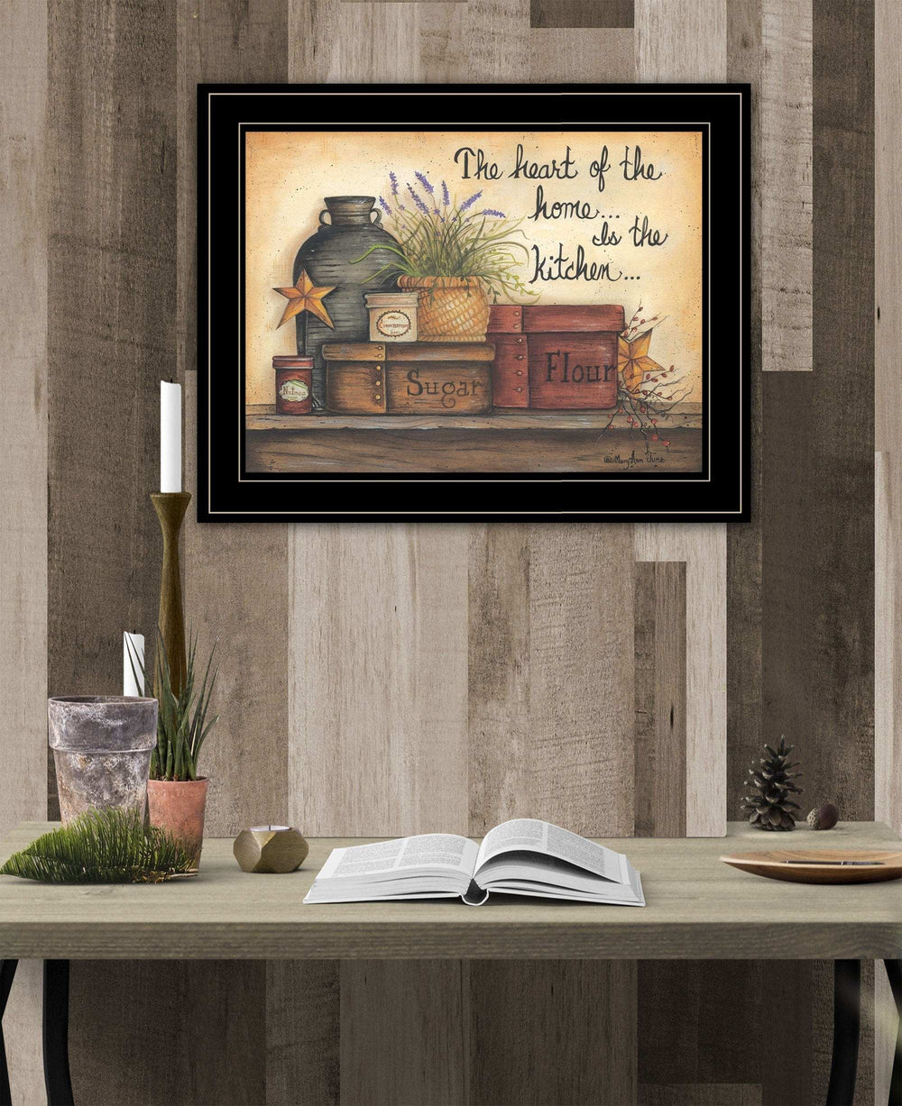 Heart of the Home 8 Black Framed Print Kitchen Wall Art - Homeroots - Flyclothing LLC