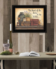 Heart of the Home 8 Black Framed Print Kitchen Wall Art - Homeroots