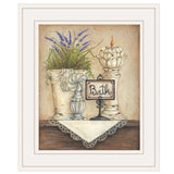 Bath Print 1 White Framed Print Bathroom Wall Art - Homeroots