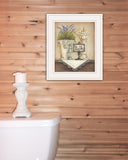 Bath Print 1 White Framed Print Bathroom Wall Art - Homeroots