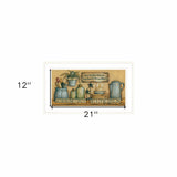 Country Kitchen 5 White Framed Print Kitchen Wall Art - Homeroots - Flyclothing LLC