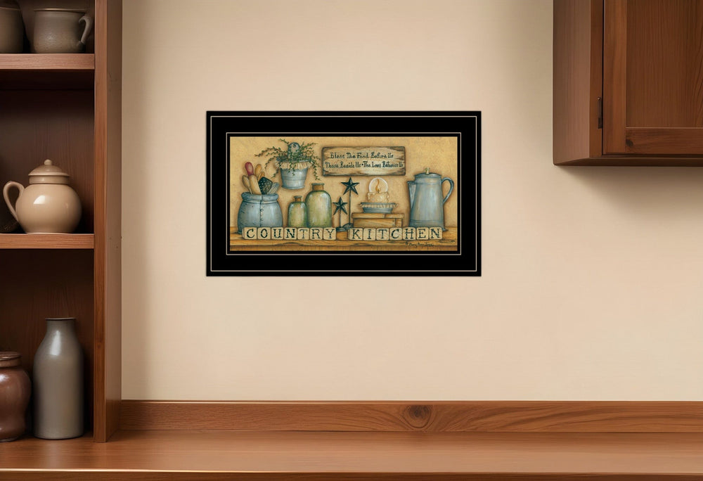 Country Kitchen 7 Black Framed Print Kitchen Wall Art - Homeroots