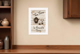 Tea Time is Friends Time 1 White Framed Print Kitchen Wall Art - Homeroots - Flyclothing LLC