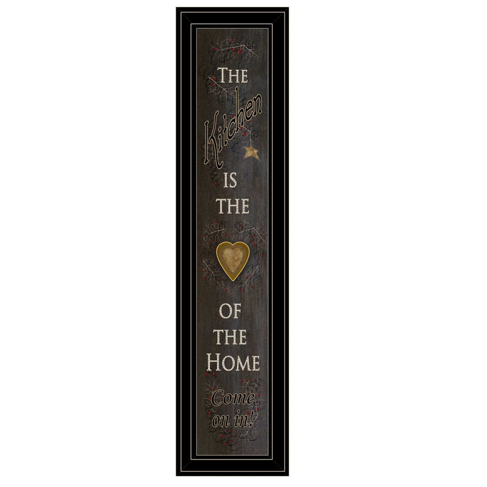 Kitchen is the Heart of the Home 20 Black Framed Print Kitchen Wall Art - Homeroots - Flyclothing LLC