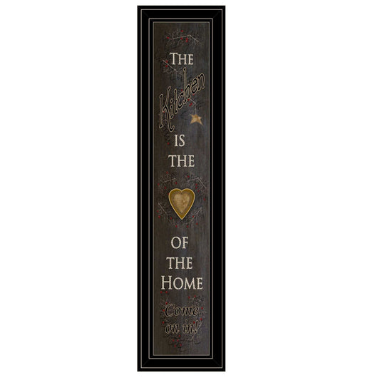 Kitchen is the Heart of the Home 20 Black Framed Print Kitchen Wall Art - Homeroots - Flyclothing LLC