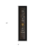 Kitchen is the Heart of the Home 20 Black Framed Print Kitchen Wall Art - Homeroots