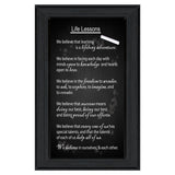 Life Lessons 2 Black Framed Print Wall Art - Homeroots