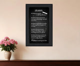 Life Lessons 2 Black Framed Print Wall Art - Homeroots