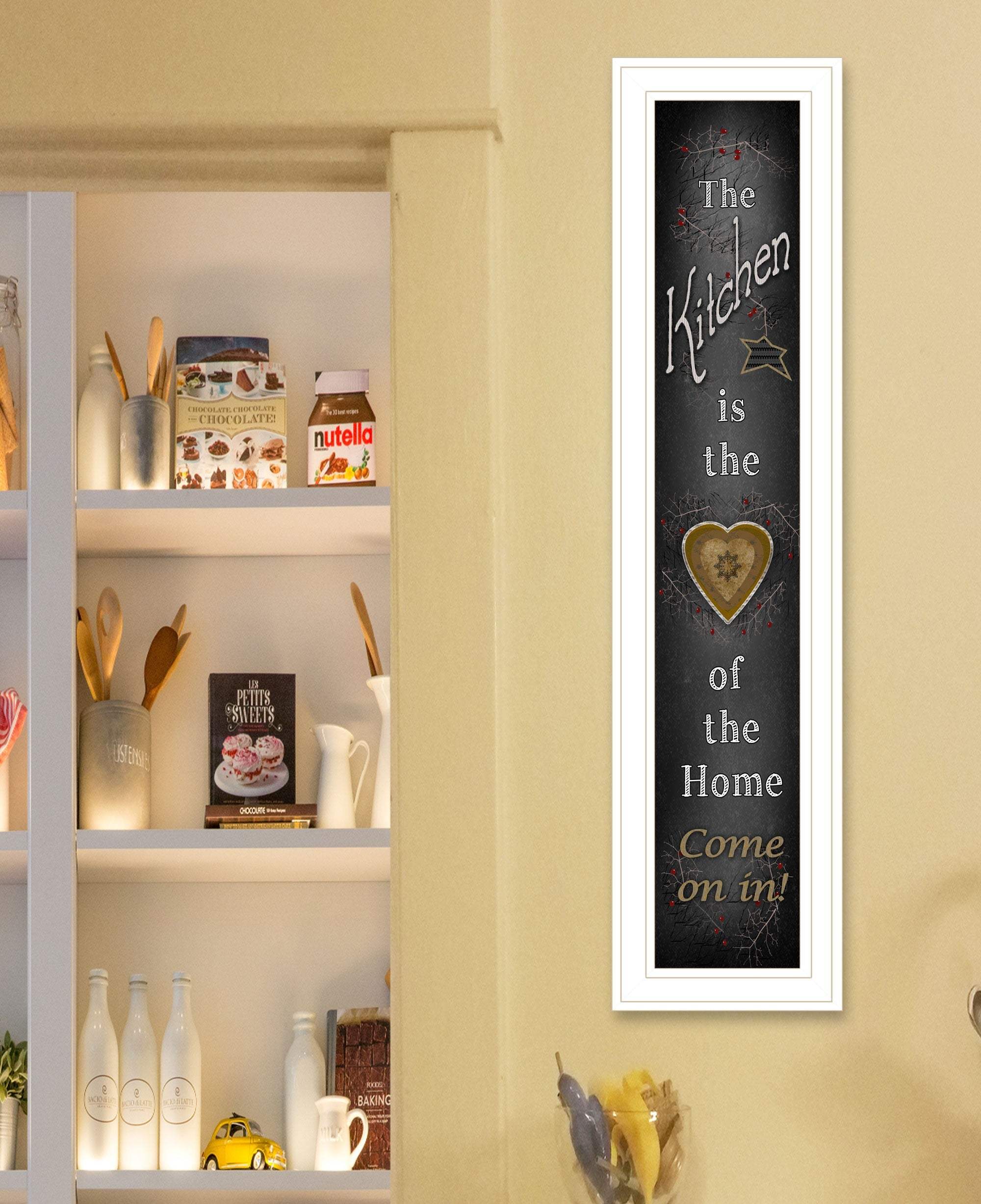 Chalkboard Kitchen 3 White Framed Print Kitchen Wall Art - Homeroots - Flyclothing LLC