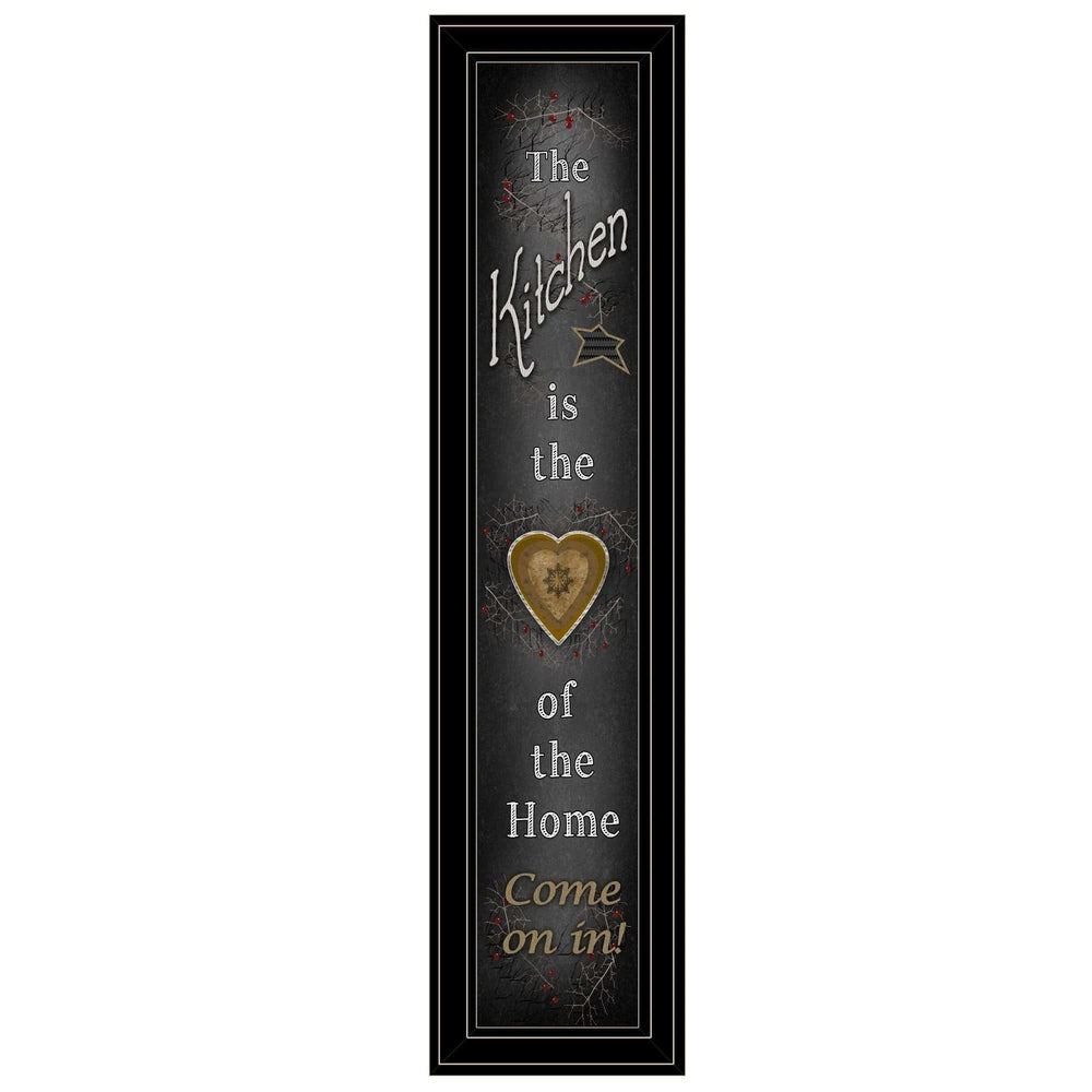 Chalkboard Kitchen 4 Black Framed Print Kitchen Wall Art - Homeroots - Flyclothing LLC