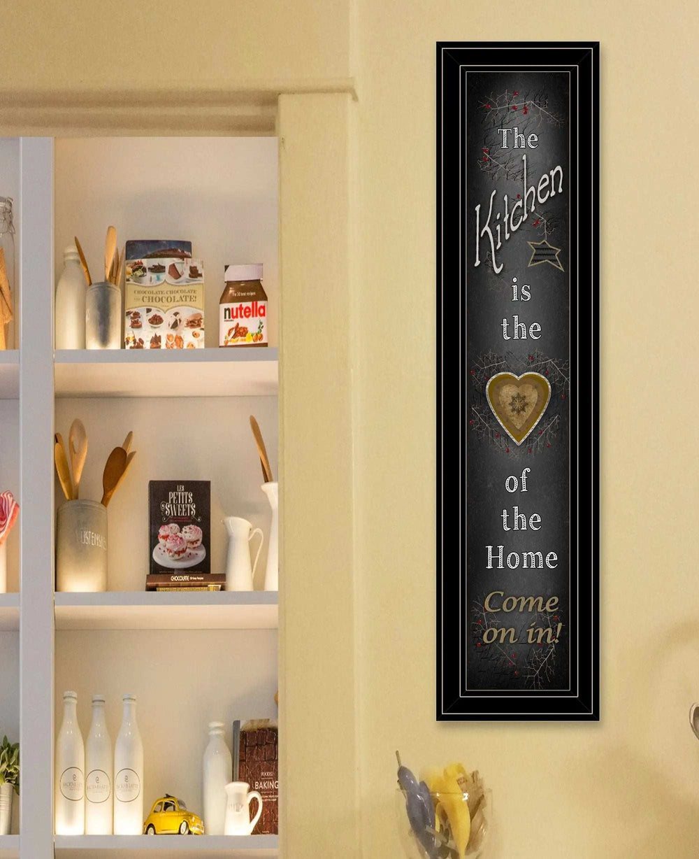 Chalkboard Kitchen 4 Black Framed Print Kitchen Wall Art - Homeroots - Flyclothing LLC