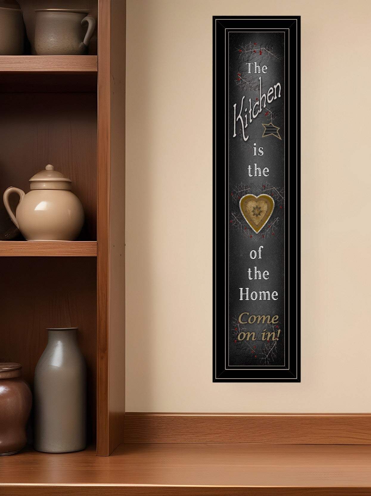 Chalkboard Kitchen 4 Black Framed Print Kitchen Wall Art - Homeroots - Flyclothing LLC