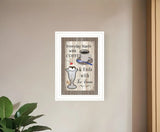 Everyday Starts with Coffee 1 White Framed Print Wall Art - Homeroots