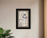 Everyday Starts with Coffee 2 Black Framed Print Wall Art - Homeroots