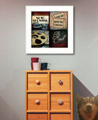 At the Movies I 1 White Framed Print Wall Art - Homeroots