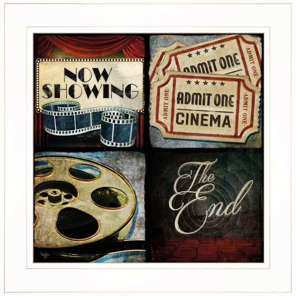 At the Movies I 1 White Framed Print Wall Art - Homeroots - Flyclothing LLC