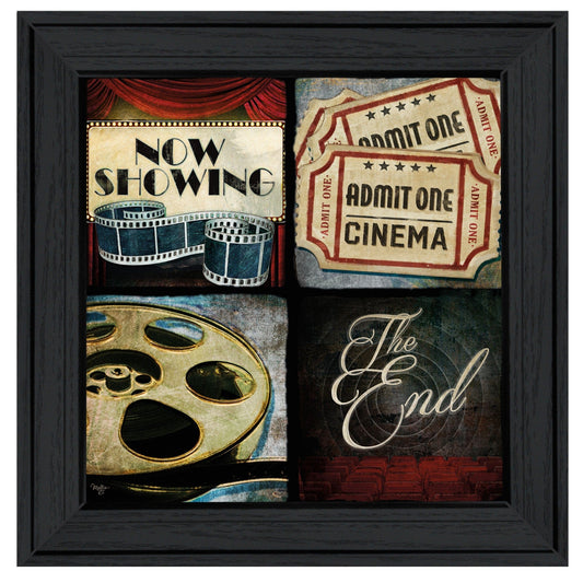 At the Movies I 2 Black Framed Print Wall Art - Homeroots