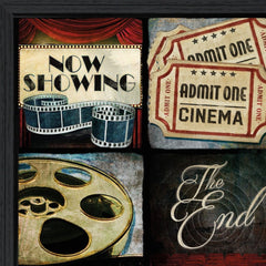 At the Movies I 2 Black Framed Print Wall Art - Homeroots