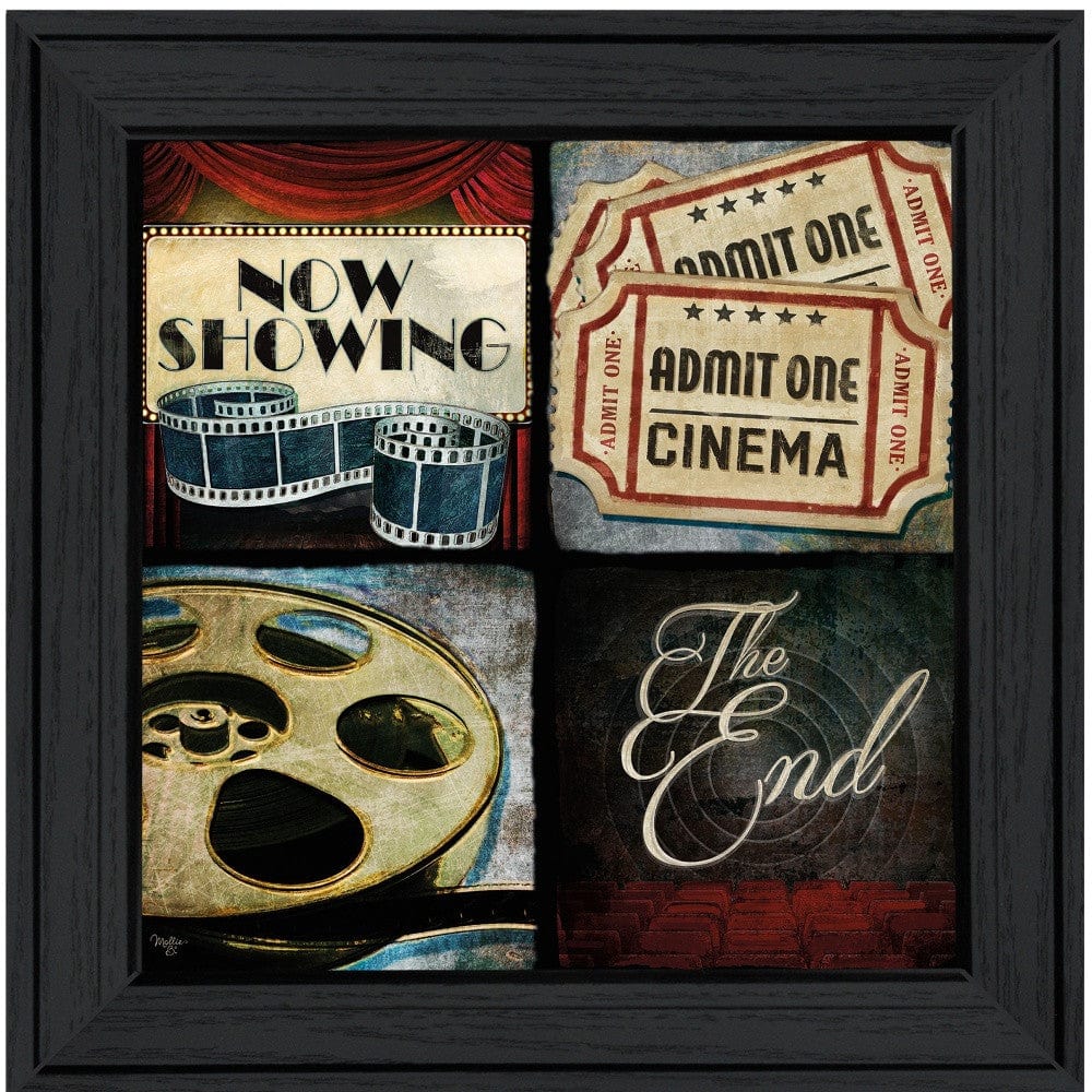At the Movies I 2 Black Framed Print Wall Art - Homeroots