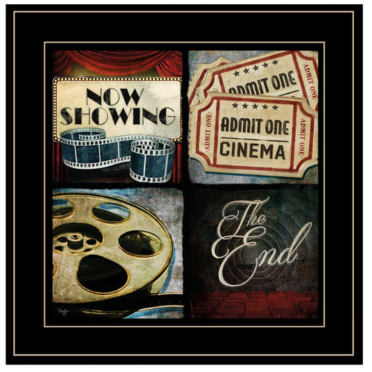 At The Movies I 3 Black Framed Print Wall Art - Homeroots