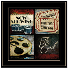 At The Movies I 3 Black Framed Print Wall Art - Homeroots