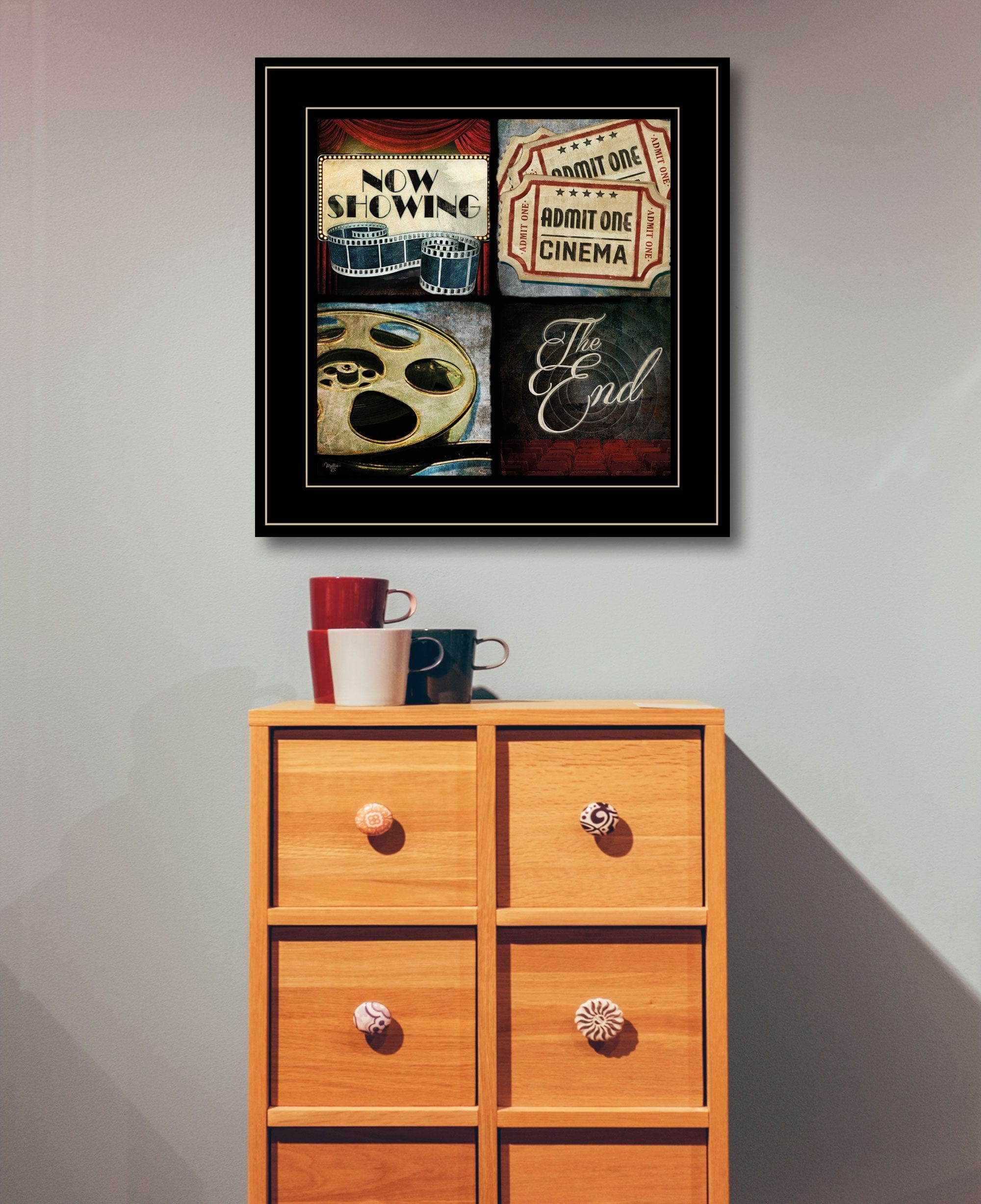 At The Movies I 3 Black Framed Print Wall Art - Homeroots