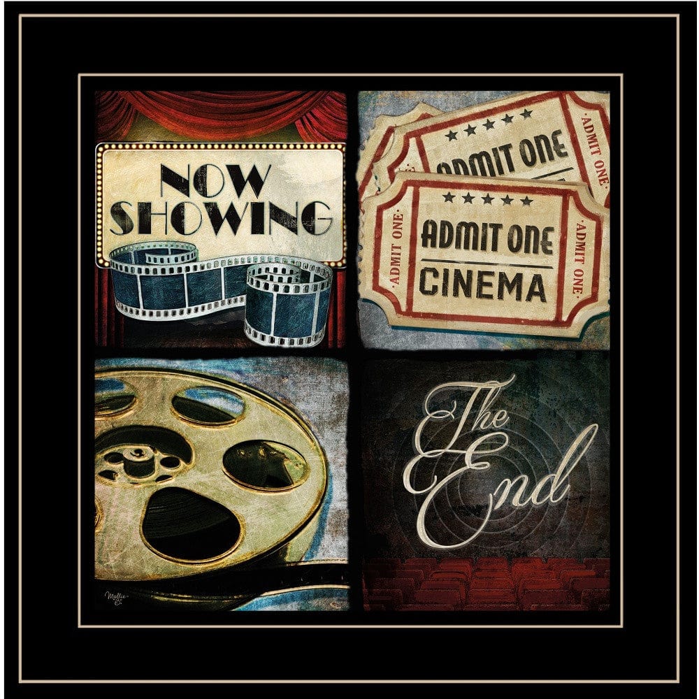 At The Movies I 3 Black Framed Print Wall Art - Homeroots