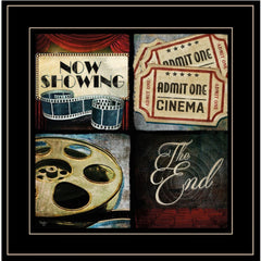 At The Movies I 3 Black Framed Print Wall Art - Homeroots