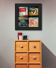 At The Movies 4 Black Framed Print Wall Art - Homeroots