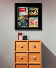 At The Movies 5 Black Framed Print Wall Art - Homeroots
