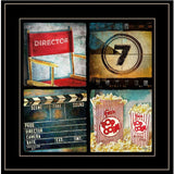 At The Movies 5 Black Framed Print Wall Art - Homeroots - Flyclothing LLC