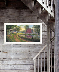 The Road Home 10 White Framed Print Wall Art - Homeroots