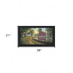 The Road Home 11 Black Framed Print Wall Art - Homeroots